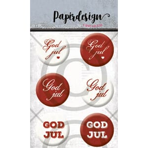 PD1636 Jul 4, Papirdesign buttons