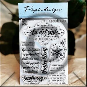 PD1660 Snøfnugg, Papirdesign stempel