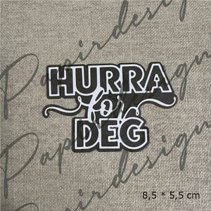 PD1667 Hurra for deg, Papirdesign dies