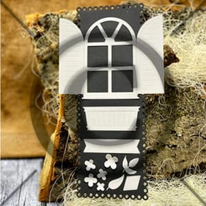 PD2100640 Slimcard vindu ( dies), Papirdesign