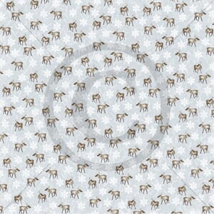 Reinsdyr, mønsterark 12x12