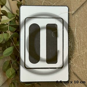 Rektangel klippeark, Papirdesign dies