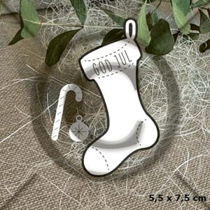 Julestrømpe 3, Papirdesign dies