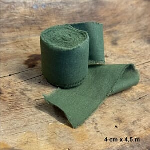 Bånd, mørk grønn, Papirdesign, 4 cm X 4,5 m