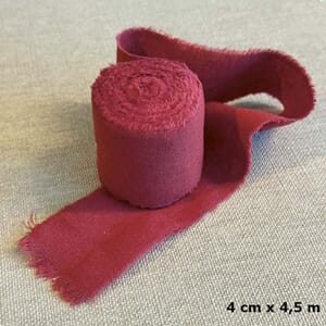 Bånd, vintage rød, Papirdesign, 4 cm X 4,5 m