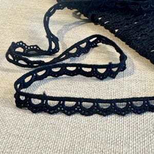 Papirdesign blonde,  sort, 1 m