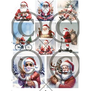 Tullenisse , Papirdesign motivark, A4