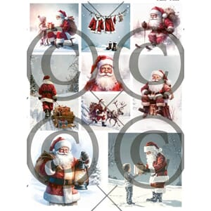 Nisseglede , Papirdesign motivark, A4