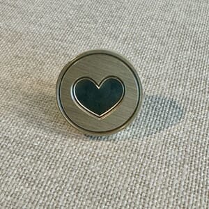 Papirdesign lakkstempel, hjerte