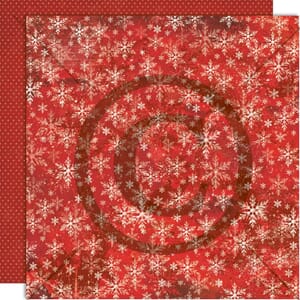 Snødryss , Papirdesign mønsterark, 12x12