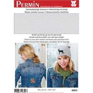 Oppløselig canvas, metervare