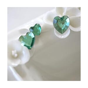 KISSED HEART GREEN