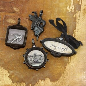 METAL CHARMS NATURE GARDEN