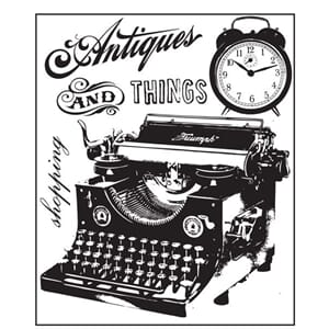 CLEAR STAMP 2.5X3 ALMANAC #1