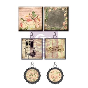 METAL CHARMS & TILES- TEA THYM