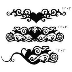 Voila corner black felt