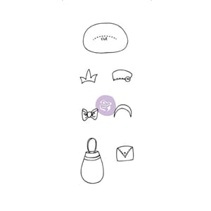 MIXED MEDIA DOLL STAMP