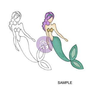 MIXED MEDIA DOLL STAMP