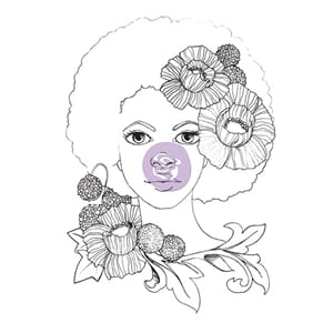 CLING STAMP - BLOOM GIRL 3