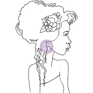 CLING STAMP - BLOOM GIRL 4