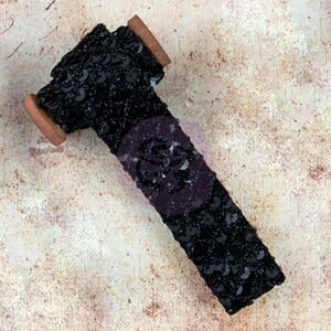 Memory Hardware Sequin Trim - Black