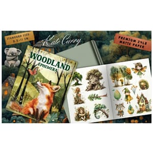 Woodland Ephemera Book, Poortoast and Kate Curry