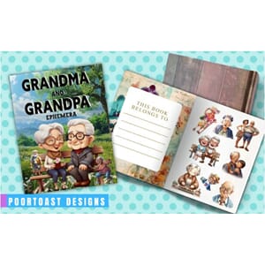 Grandma and Grandpa Ephemera Book 3, Poortoast and Kate Curr