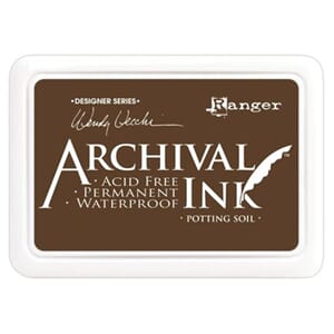 Archival  Ink Pads Potting Soil,   Designer Series-Wendy Vec