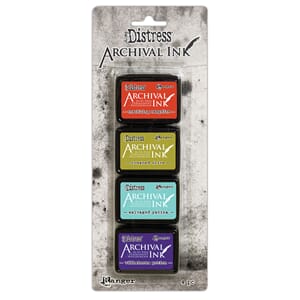 Distress Archival Mini Ink Kit #5 -Crackling Campfire/Crushe