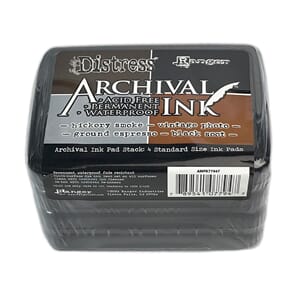 Distress Archival 4 Pack - Basics (Includes Black Soot, Grou