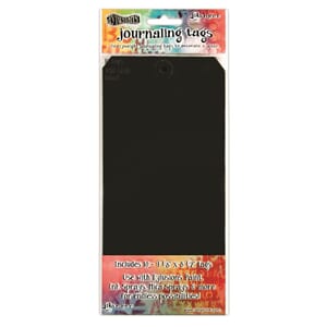 Dylusions Black #10 Tags (4.125"" X 8.5""), 10 Pack