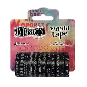 Dylusions 1/4 Washi, Black , Dylusions 1/4 Washi (Includes 1