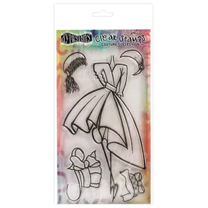 Dylusions clear stamp, Night On The Opera