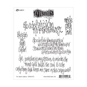 Dylusions Cling StampThe Write Words