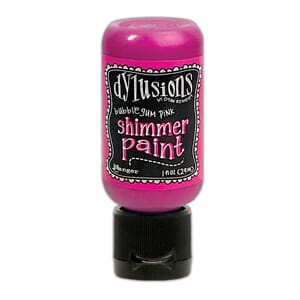 Dylusions Shimmer Paints - Bubblegum Pink-  1 Oz. Flip Top B