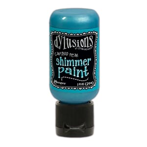 Dylusions Shimmer Paints - Calypso Teal-  1 Oz. Flip Top Bot