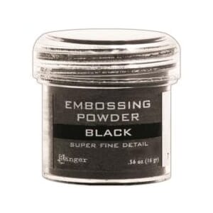Embossing Powder 1oz. - Super Fine Black