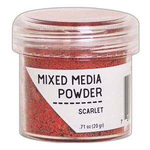 Embossing Powder 1oz. - Scarlet - Mixed Media