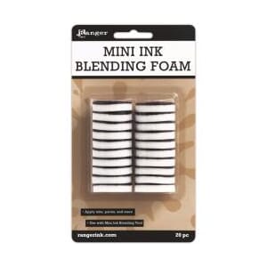 "Mini Ink Blending Replacement Foams 1"" Round (Includes 20
