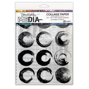 Dina Wakeley MEdia Collage Paper - Elements