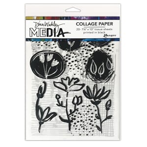 Dina Wakeley MEdia Collage Paper - Things That Grow