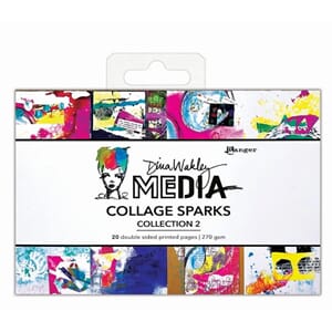Ranger - Dina Wakley Media Collage Sparks Collection 2