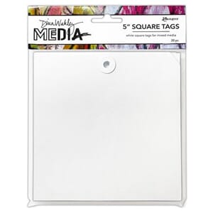 Ranger Dina Wakley MEdia Square Tags 5 Inch (20pcs) (MDA8765