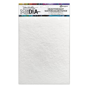 "Dina Wakeley MEdia Heavyweight Watercolor Paper (Includes 1