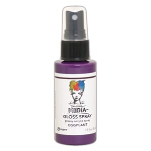 Gloss Sprays - Eggplant - Dina Wakley MEdia  (2oz)