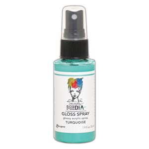 Gloss Sprays - Turquoise - Dina Wakley MEdia  (2oz)
