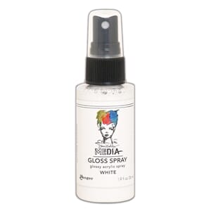 Gloss Sprays - White - Dina Wakley MEdia  (2oz)