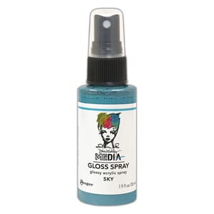 Dina Wakley MEdia Gloss Sprays (2oz) - Sky