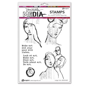 Dina MEdia Stamps - Ledger Girls