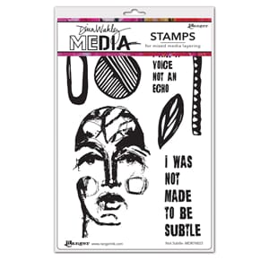 Dina MEdia Stamps - Not Subtle
